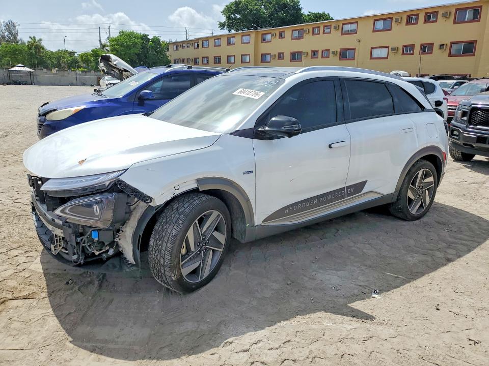 2023 Hyundai Nexo VIN KM8J84A61PU033997 COPART salvage auction — FRONT END, Salvage Title, sold $275 on 2026-07-21 (photo 1)