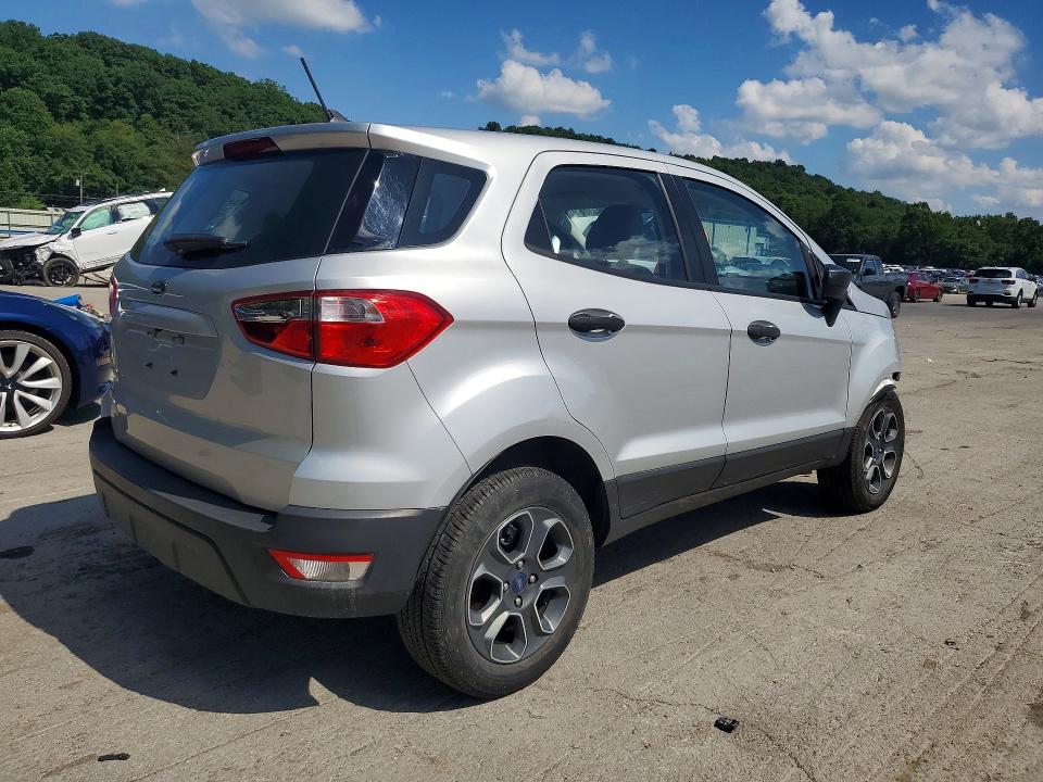 2021 Ford Ecosport VIN MAJ3S2FE7MC439518 COPART salvage auction — FRONT END, Pa - Certificate Of Salvage, sold $100 on 2026-07-30 (photo 3)