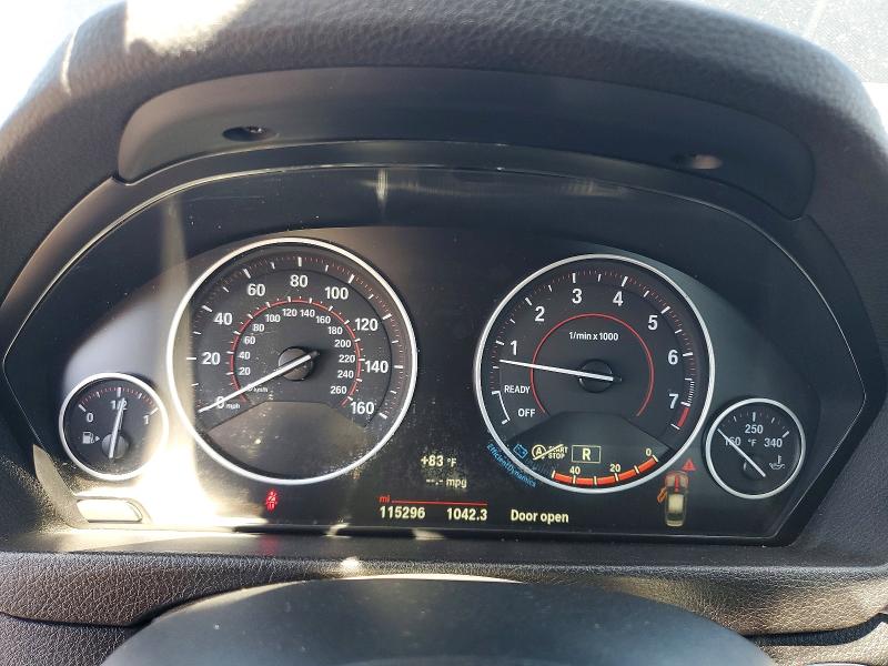 2016 BMW 3er VIN WBA8E9C59GK643698 COPART salvage auction — REAR END, Ca - Salvage Certificate, sold $2,600 on 2026-07-30 (photo 9)