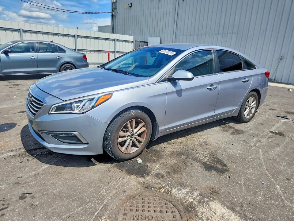 2015 Hyundai Sonata VIN 5NPE24AF6FH157490 COPART salvage auction — FRONT END, Fl - Certificate Of Title, sold $1,275 on 2026-07-28 (photo 1)