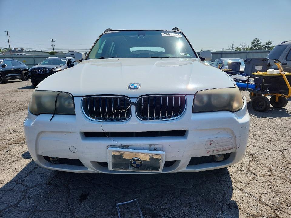 2006 BMW X3 VIN WBXPA93416WG90769 COPART salvage auction — REAR END, Pa - Certificate Of Salvage, sold $425 on 2026-07-10 (photo 5)