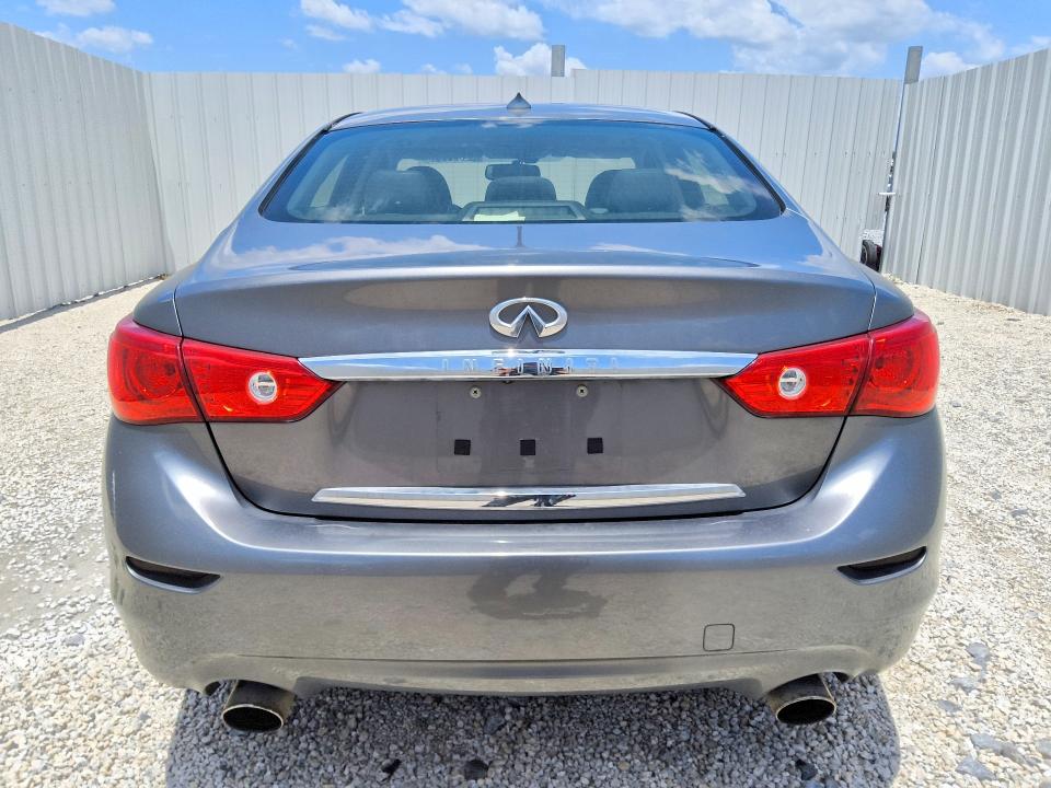 2017 Infiniti Q50 VIN JN1EV7AR4HM841176 COPART salvage auction — MECHANICAL, Fl - Certificate Of Title (P), sold $40 on 2026-07-30 (photo 6)