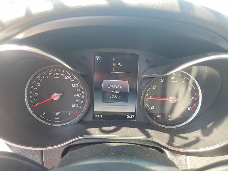 2016 Mercedes-benz C-klasse VIN WDDWF4KB5GR162376 COPART salvage auction — FRONT END, Mo - Salvage Certificate Of Title, sold $5,000 on 2026-07-28 (photo 9)