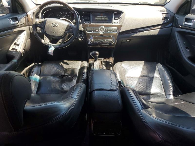 2014 Kia Cadenza VIN KNALN4D75E5131588 COPART salvage auction — SIDE, CA - SALVAGE CERTIFICATE, sold $1,300 on 2026-07-29 (photo 8)