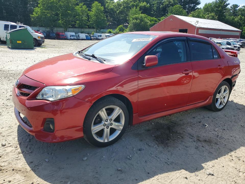 2013 Toyota Corolla VIN 5YFBU4EE5DP202112 COPART salvage auction — REAR END, Ma - Cert Of Title-Reconstrctd Coll, sold $1,950 on 2026-07-27 (photo 1)