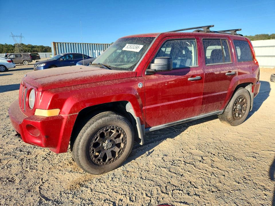 2008 Jeep Patriot VIN 1J8FF28WX8D752668 COPART salvage auction — REAR END, CA - DIS/DLR/EXP ONLY LIEN PAPERS, sold $60 on 2026-08-21 (photo 1)