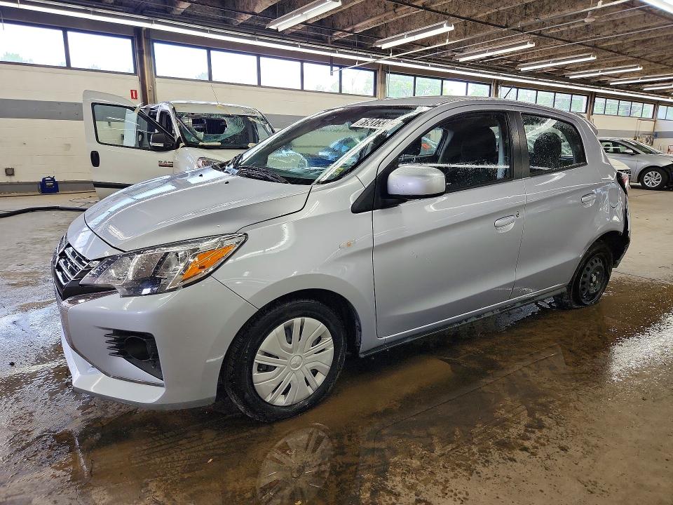 2024 Mitsubishi Mirage VIN ML32AUHJ9RH025135 COPART salvage auction — REAR END, Mn - Certificate Of Title (P), sold $4,850 on 2026-07-22 (photo 1)
