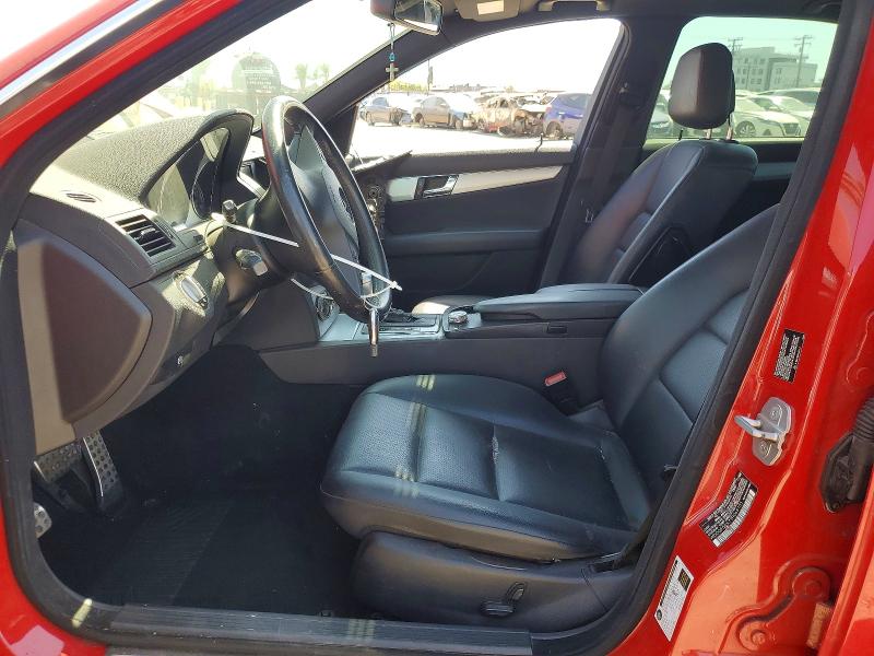 2009 Mercedes-benz C class VIN WDDGF54X79R065105 COPART salvage auction — SIDE, CA - SALVAGE CERTIFICATE, sold $625 on 2026-08-13 (photo 7)