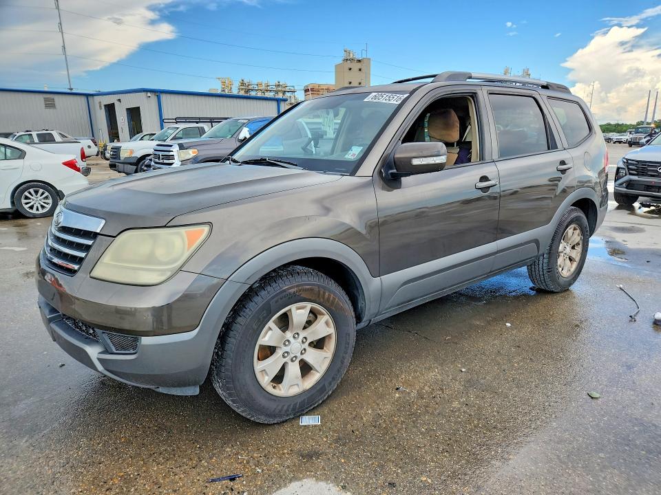 2009 Kia Mohave (borrego) VIN KNDJJ741195021436 COPART salvage auction — WATER/FLOOD, La - Cert Of Title-Salvage Flood, sold $250 on 2026-07-22 (photo 1)