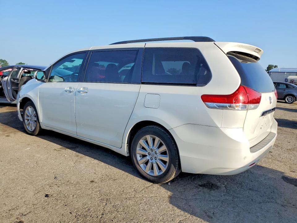 2014 Toyota Sienna VIN 5TDDK3DC3ES085468 COPART salvage auction — UNDERCARRIAGE, Pa - Certificate Of Salvage, sold $1,750 on 2026-07-17 (photo 2)