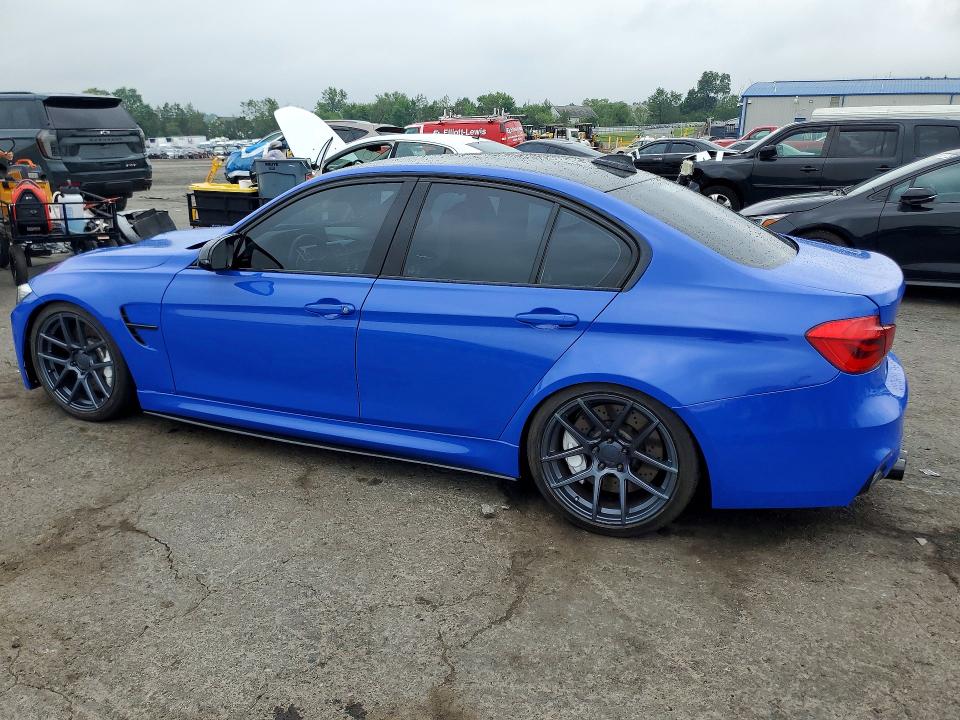 2016 BMW M3 VIN WBS8M9C52G5E68288 COPART salvage auction — ENGINE BURN, Pa - Certificate Of Salvage, sold $12,200 on 2026-08-04 (photo 2)