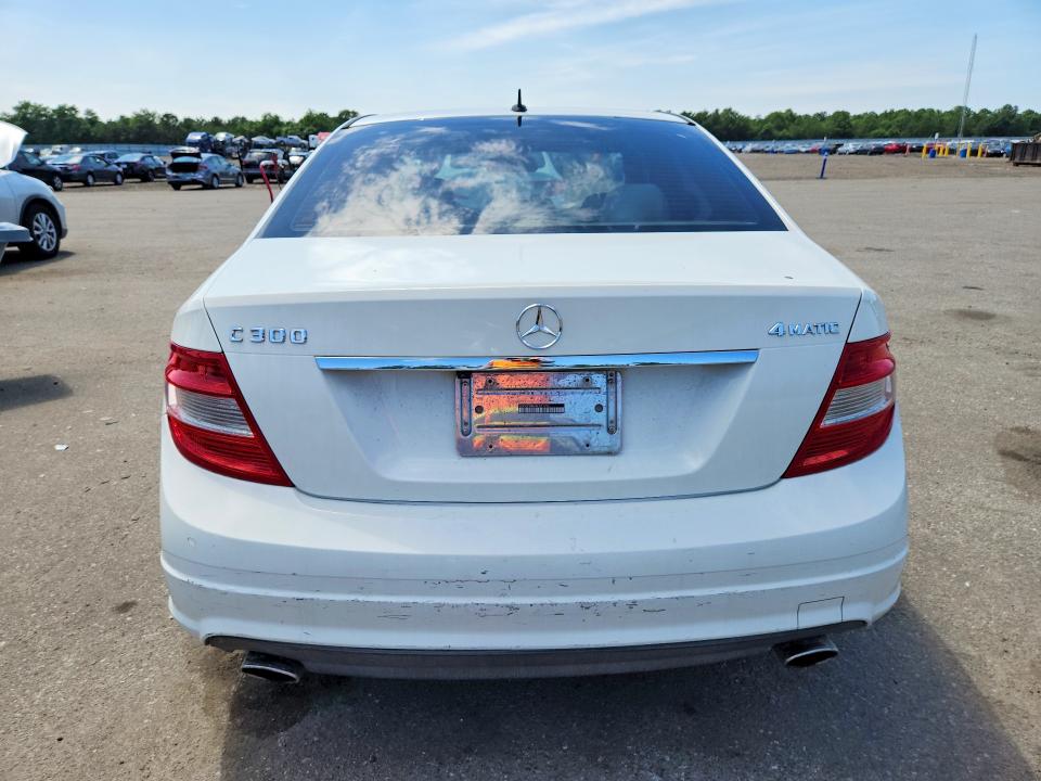 2010 Mercedes-benz C class VIN WDDGF8BBXAF451256 COPART salvage auction — MINOR DENT/SCRATCHES, NY - CERTIFICATE OF TITLE, sold $775 on 2026-08-14 (photo 6)