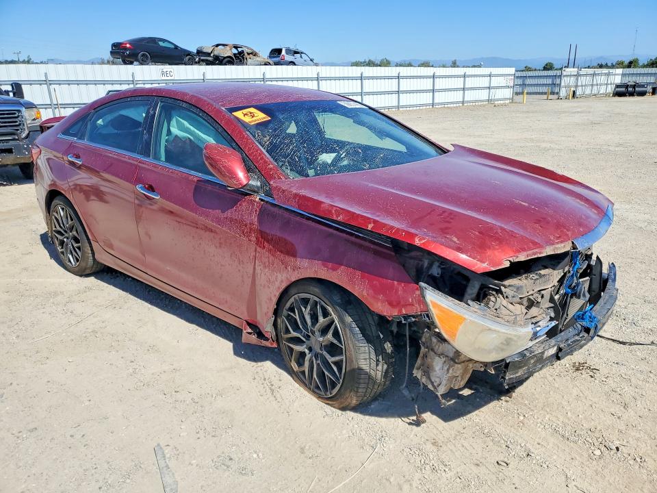 2013 Hyundai Sonata VIN 5NPEC4AC0DH712272 COPART salvage auction — FRONT END, CA - SALVAGE CERTIFICATE, sold $60 on 2026-07-24 (photo 4)