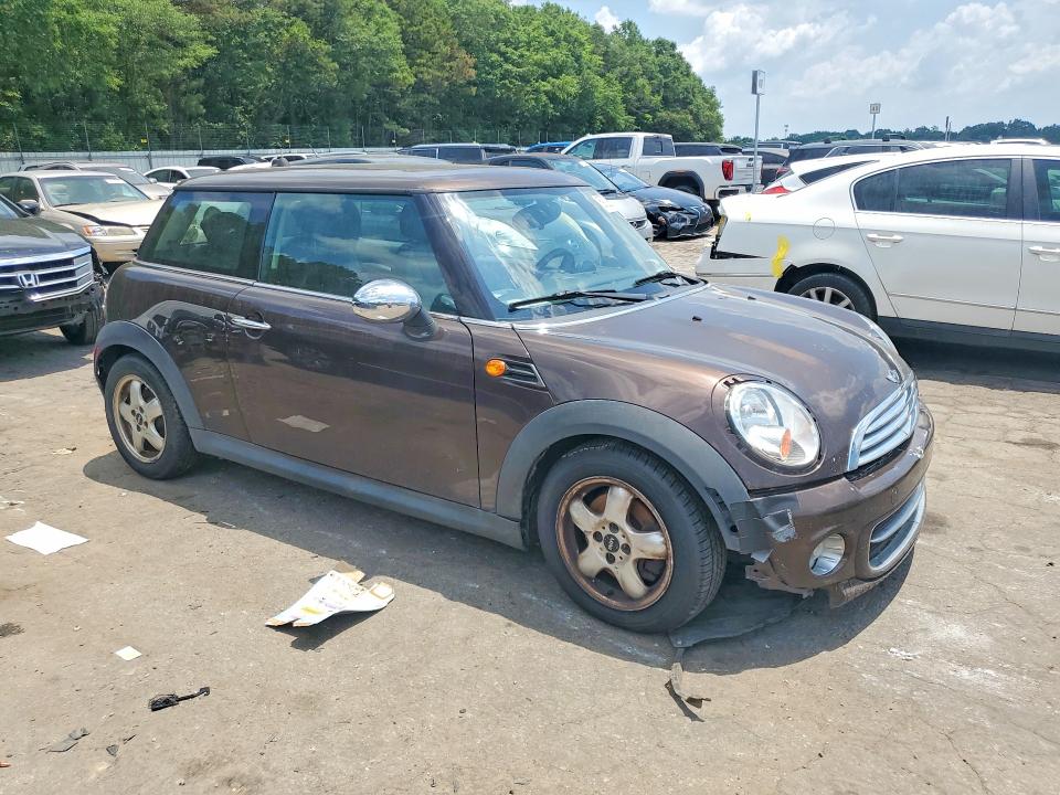 2011 Mini Cooper VIN WMWSU3C56BT092882 COPART salvage auction — FRONT END, GA - CERTIFICATE OF TITLE, sold $250 on 2026-07-24 (photo 4)