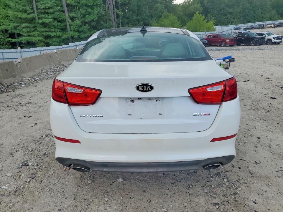 2015 Kia Optima VIN 5XXGN4A73FG434407 COPART salvage auction — FRONT END, Ma - Cert Of Title-Reconstrctd Coll, sold $725 on 2026-07-29 (photo 6)