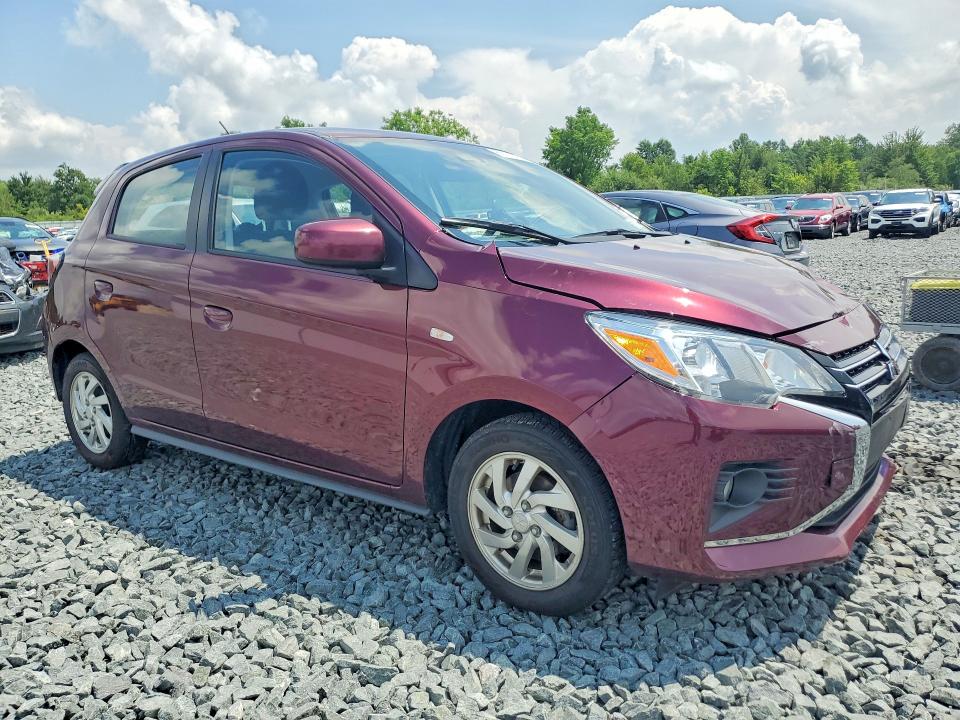 2023 Mitsubishi Mirage VIN ML32AUHJ7PH003972 COPART salvage auction — FRONT END, Oh - Cert Of Title-Salvage, sold $90 on 2026-07-30 (photo 4)