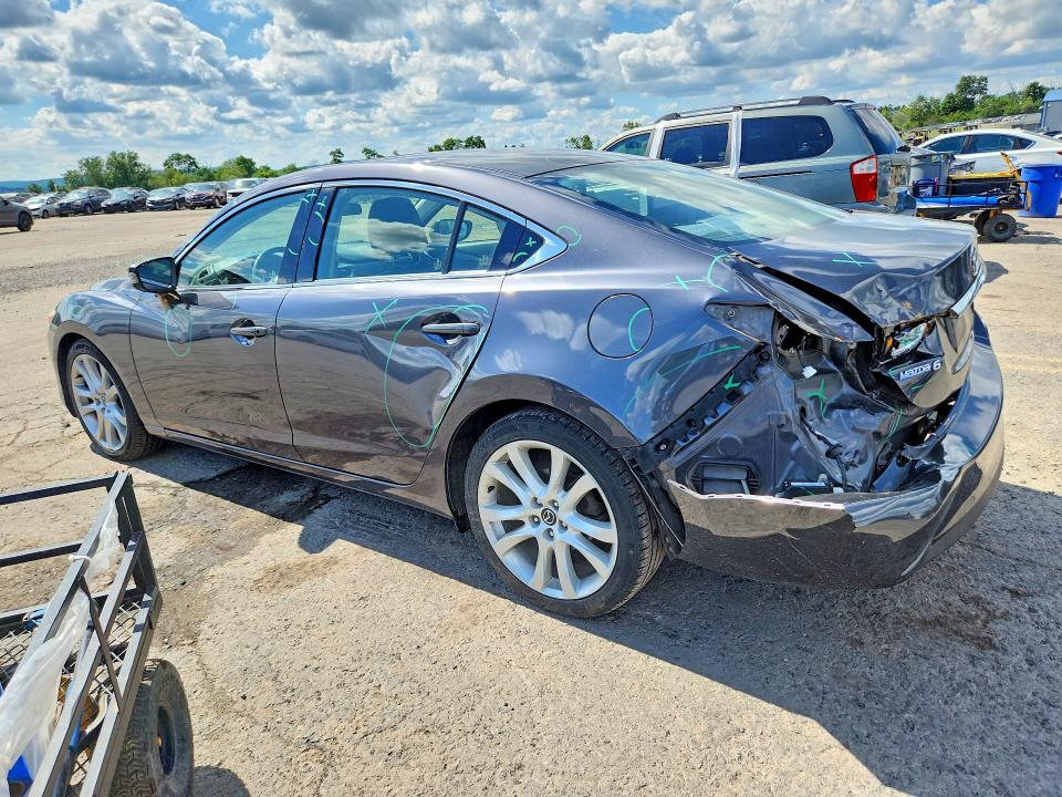2016 Mazda 6 VIN JM1GJ1V58G1474952 COPART salvage auction — REAR END, PA - CERTIFICATE OF SALVAGE, sold $525 on 2026-07-28 (photo 2)