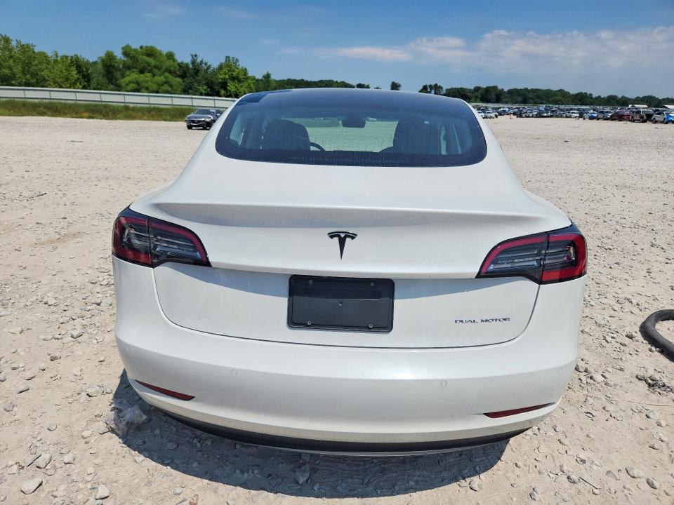 2020 Tesla VIN 5YJ3E1EBXLF735332 COPART salvage auction — SIDE, Mi - Certificate Of Title, sold $10,800 on 2026-07-30 (photo 6)