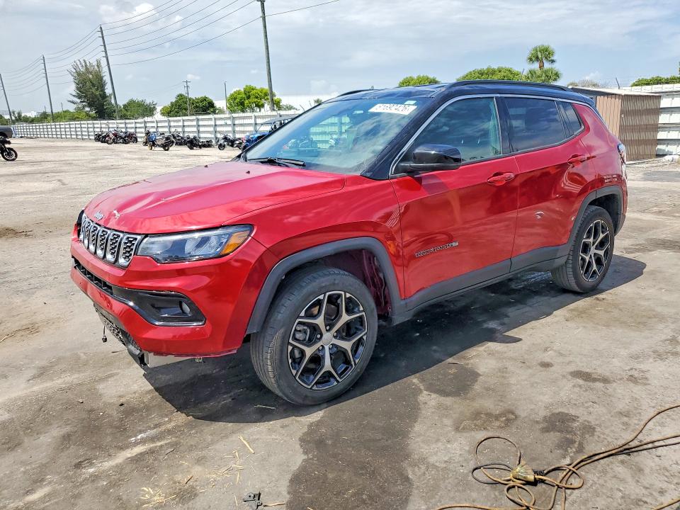 2024 Jeep Compass VIN 3C4NJDCN7RT138510 COPART salvage auction — FRONT END, Ga - Certificate Of Title (P), sold $9,700 on 2026-07-27 (photo 1)