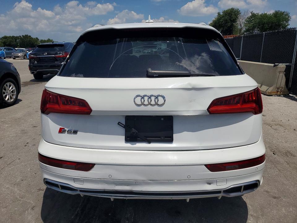 2018 Audi Sq5 VIN WA1C4AFY8J2182275 COPART salvage auction — REAR END, Fl - Certificate Of Title (P), sold $10 on 2026-07-28 (photo 6)