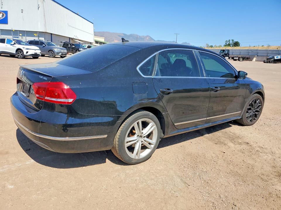 2013 Volkswagen Passat VIN 1VWCN7A36DC050175 COPART salvage auction — MINOR DENT/SCRATCHES, Co - Bill Of Sale-Parts Only, sold $950 on 2026-08-12 (photo 3)