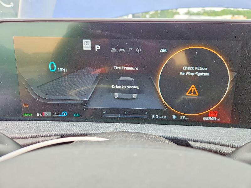 2024 Kia Ev6 VIN KNDC34LA2R5214195 COPART salvage auction — FRONT END, NY - CERTIFICATE OF TITLE, sold $4,300 on 2026-07-22 (photo 9)