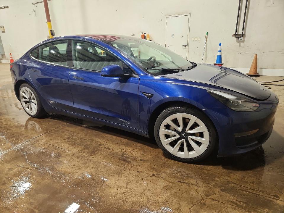 2022 Tesla Model 3 VIN 5YJ3E1EA4NF368938 COPART salvage auction — FRONT END, FL - CERTIFICATE OF TITLE, sold $9,200 on 2026-07-20 (photo 4)