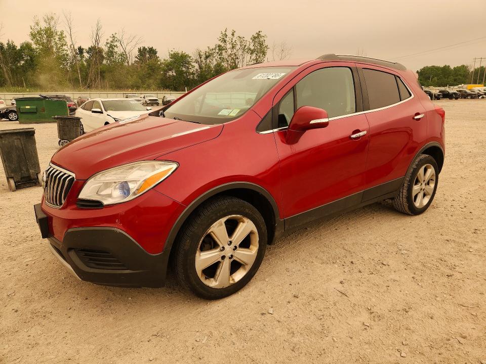 2016 Buick Encore VIN KL4CJASB2GB552526 COPART salvage auction — SIDE, NY - MV-907A SALVAGE CERTIFICATE, sold $400 on 2026-07-27 (photo 1)