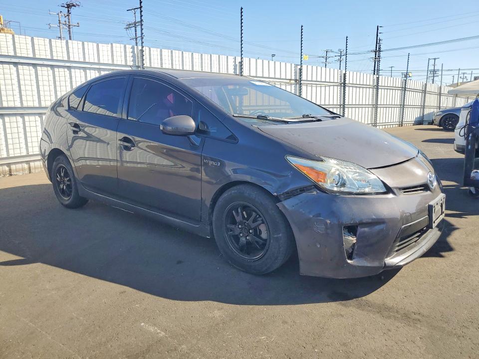 2012 Toyota Prius VIN JTDKN3DUXC1609099 COPART salvage auction — FRONT END, Ca - Salvage Certificate, sold $900 on 2026-07-27 (photo 4)