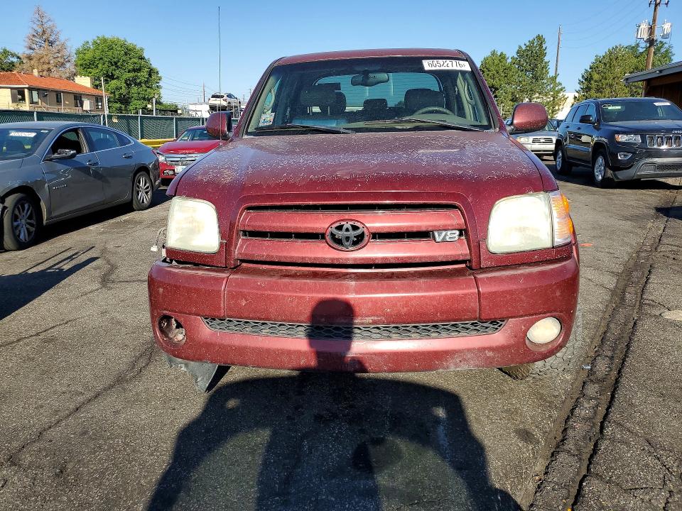 2004 Toyota Tundra VIN 5TBDT48104S448859 COPART salvage auction — FRONT END, CO - PUBLIC - SALVAGE TITLE (P), sold $300 on 2026-07-28 (photo 5)