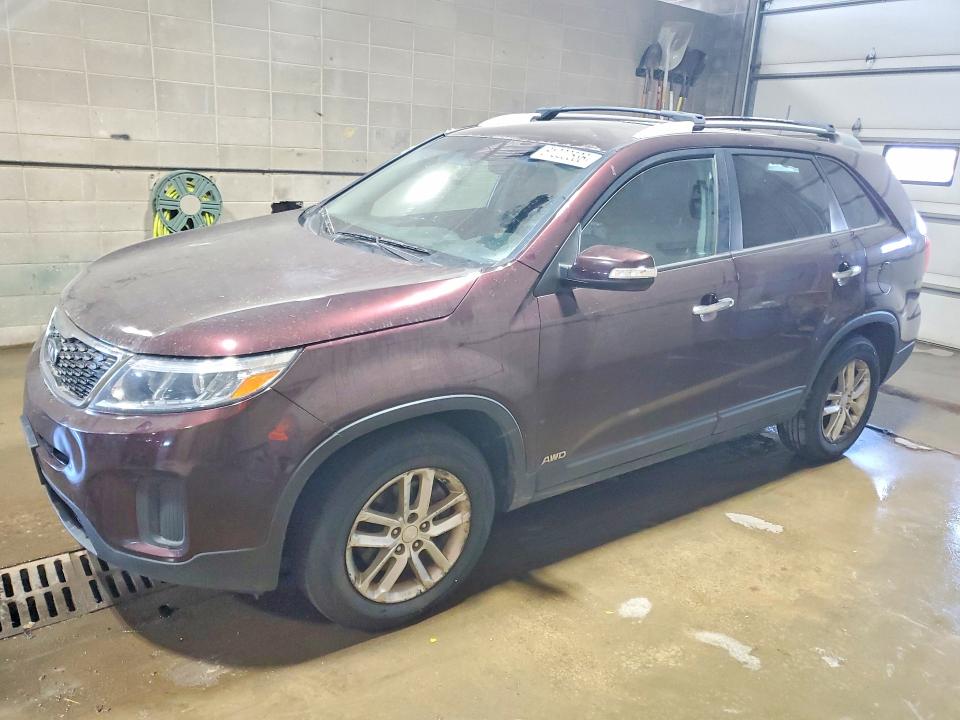 2014 Kia Sorento VIN 5XYKTDA7XEG426234 COPART salvage auction — MECHANICAL, Mn - Certificate Of Title, sold $500 on 2026-07-28 (photo 1)