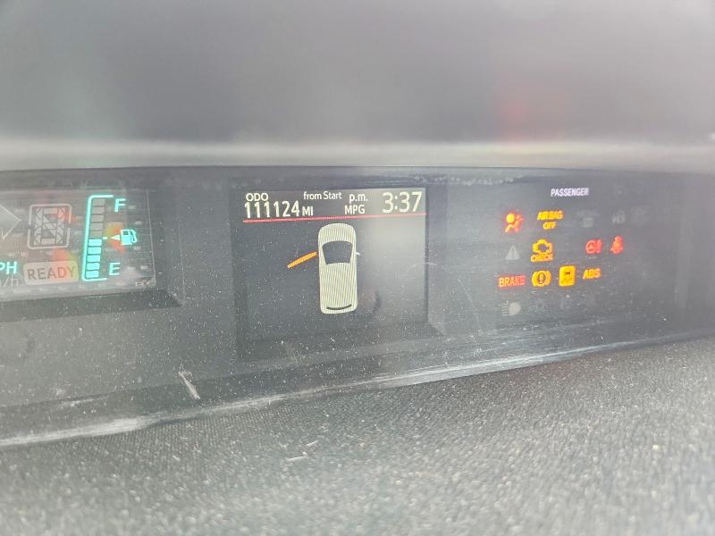 2013 Toyota Prius c VIN JTDKDTB35D1031718 COPART salvage auction — WATER/FLOOD, NJ - CERT OF TITLE-SALVAGE FLOOD (P), sold $625 on 2026-07-22 (photo 9)