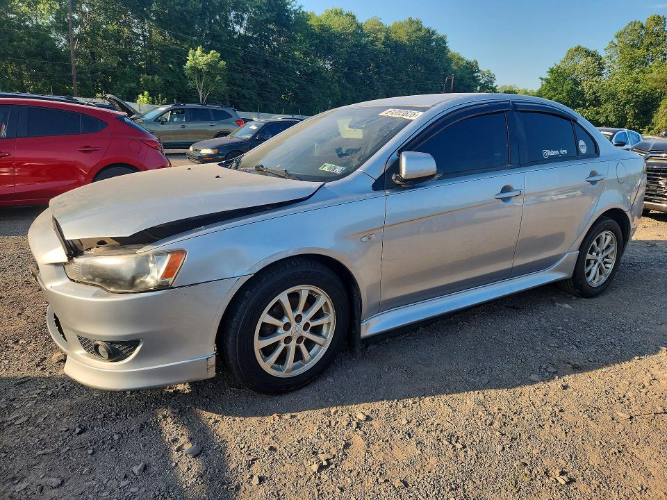 2010 Mitsubishi Lancer VIN JA32U2FU4AU030940 COPART salvage auction — FRONT END, PA - CERTIFICATE OF SALVAGE, sold $625 on 2026-07-27 (photo 1)
