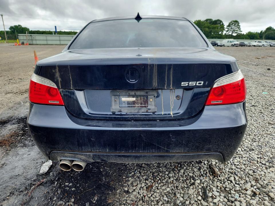 2008 BMW 5 series VIN WBANW53578CT49947 COPART salvage auction — MINOR DENT/SCRATCHES, Ar - Cert Of Title-Salvage, sold $350 on 2026-07-27 (photo 6)