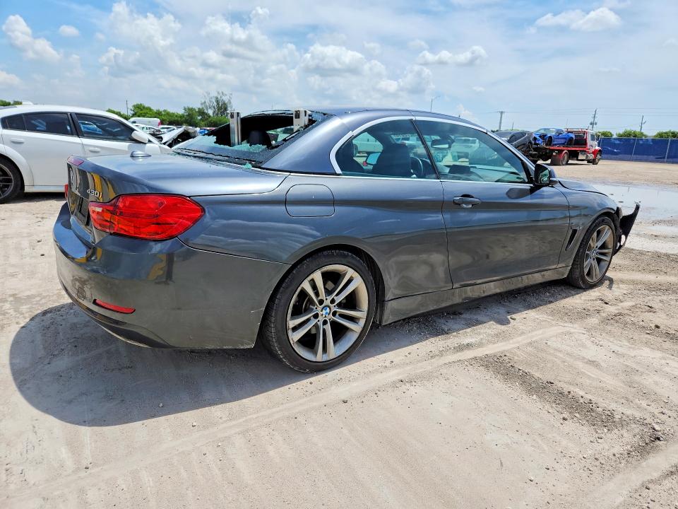 2017 BMW 4er VIN WBA4U7C5XH5H19471 COPART salvage auction — FRONT END, Fl - Cert Of Title Slvg Rebuildable, sold $1,650 on 2026-08-19 (photo 3)