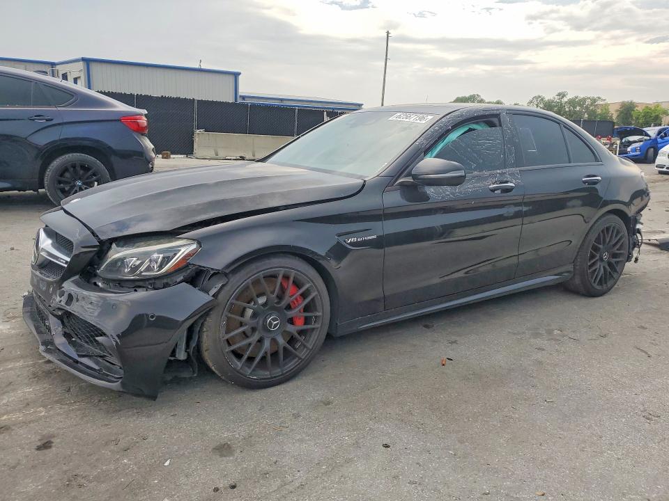 2016 Mercedes-benz C-klasse amg VIN 55SWF8HB1GU102365 COPART salvage auction — REAR END, Fl - Certificate Of Title, sold $10,800 on 2026-08-14 (photo 1)