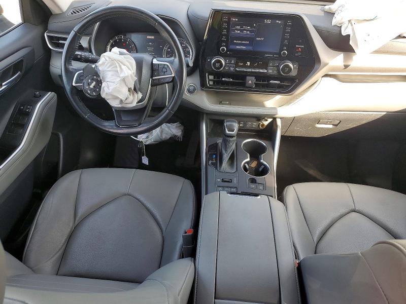 2022 Toyota Highlander VIN 5TDGZRBH0NS203826 COPART salvage auction — FRONT END, PA - CERTIFICATE OF SALVAGE, sold $11,500 on 2026-07-22 (photo 8)