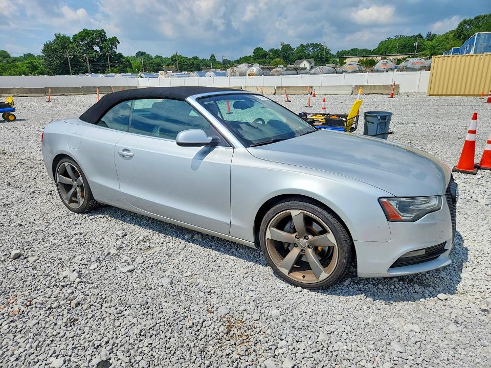 2014 Audi A5 VIN WAULFAFHXEN006913 COPART salvage auction — MECHANICAL, Oh - Certificate Of Title, sold $90 on 2026-07-24 (photo 4)