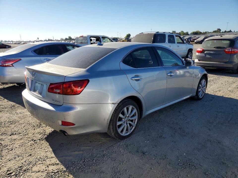 2007 Lexus Is 250 VIN JTHCK262475014703 COPART salvage auction — FRONT END, CA - SALVAGE CERTIFICATE, sold $15 on 2026-07-30 (photo 3)
