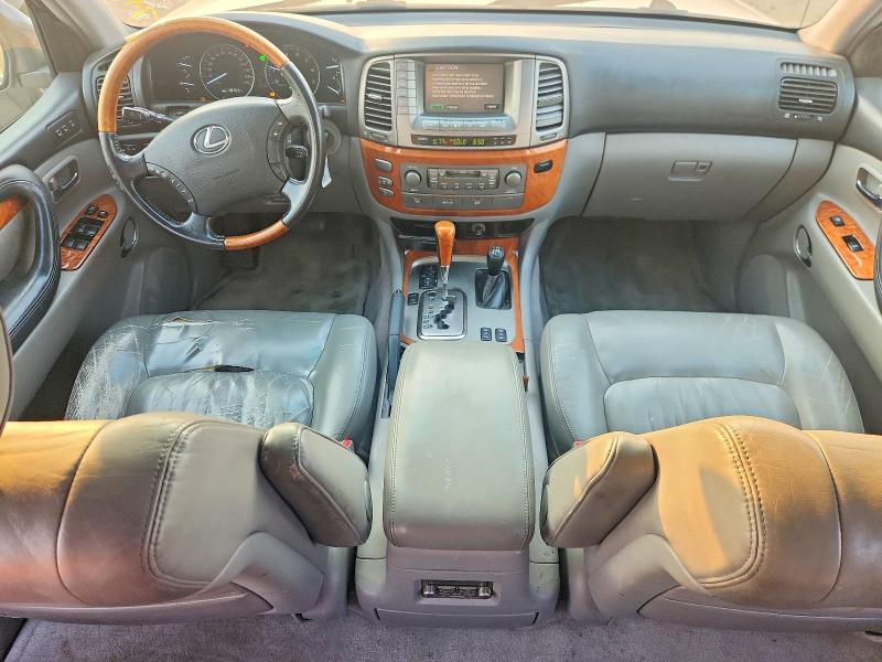 2005 Lexus Lx 470 VIN JTJHT00W853551391 COPART salvage auction — MINOR DENT/SCRATCHES, WI - CERTIFICATE OF TITLE (P), sold $6,300 on 2026-07-28 (photo 8)
