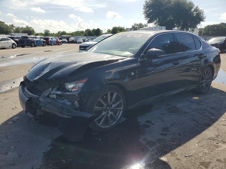 2015 Lexus Gs VIN JTHBE1BL3FA006111 COPART salvage auction — FRONT END, FL - CERT OF TITLE SLVG REBUILDABLE, sold $15 on 2026-07-30 (photo 1)