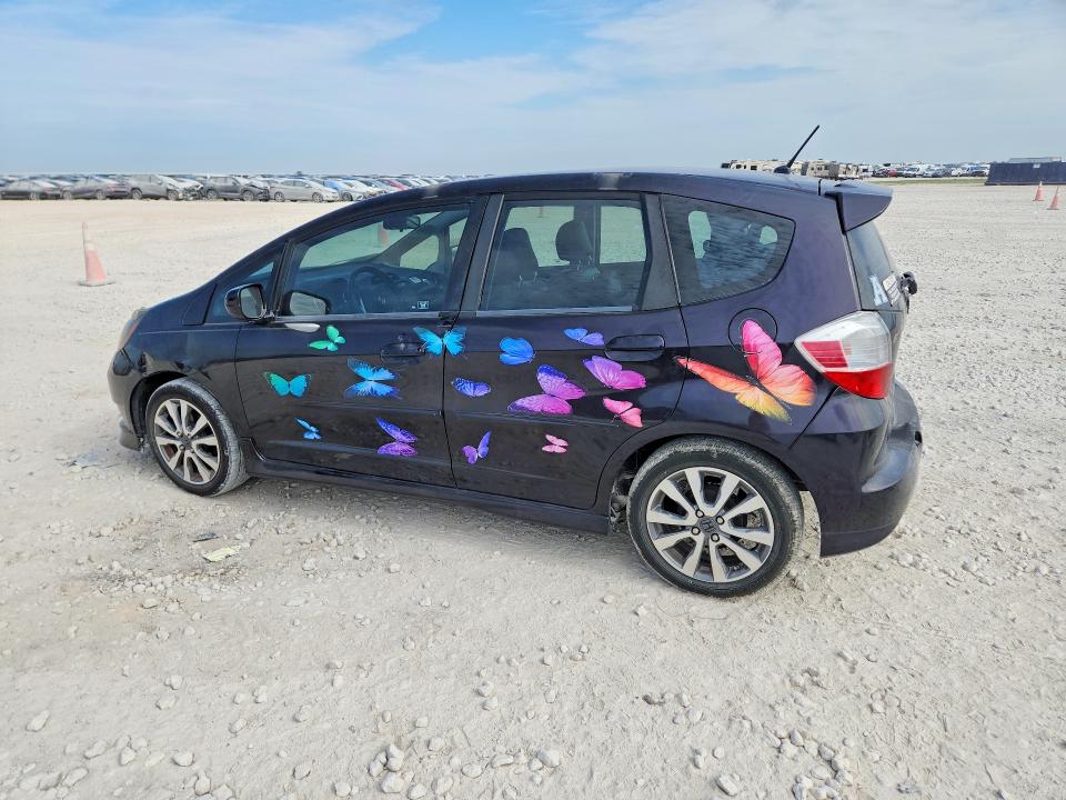 2013 Honda Fit VIN JHMGE8G53DC029995 COPART salvage auction — REAR END, Tx - Salvage Vehicle Title, sold $650 on 2026-07-23 (photo 2)