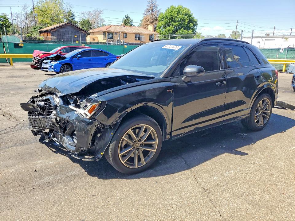 2024 Audi Q3 VIN WA1EECF35R1040618 COPART salvage auction — FRONT END, Co - Public - Salvage Title, sold $4,750 on 2026-07-30 (photo 1)