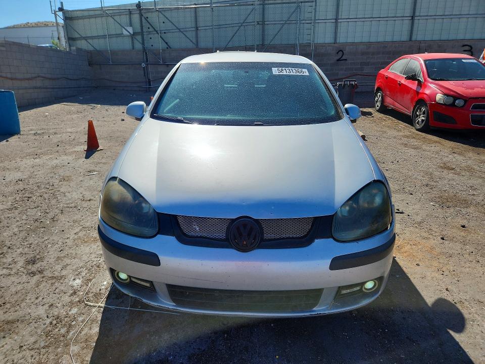 2007 Volkswagen Rabbit VIN WVWAR71K77W200626 COPART salvage auction — MINOR DENT/SCRATCHES, NM - CERT OF TITLE-SALVAGE (P), sold $725 on 2026-07-09 (photo 5)