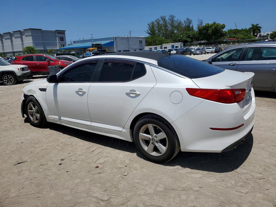 2015 Kia Optima VIN KNAGM4A70F5607966 COPART salvage auction — FRONT END, Fl - Cert Of Title Slvg Rebuildable, sold $400 on 2026-07-24 (photo 2)