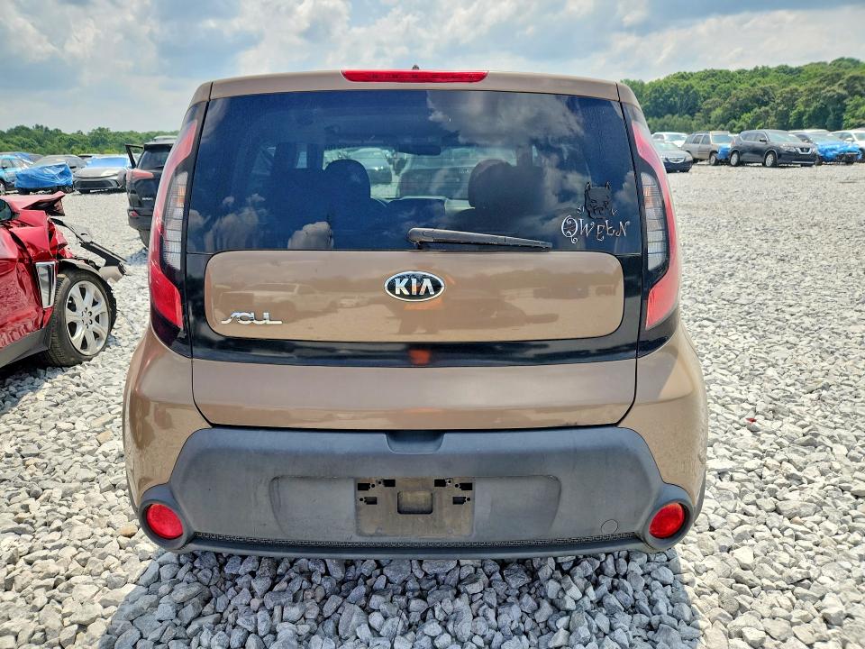 2015 Kia Soul VIN KNDJN2A26F7166962 COPART salvage auction — FRONT END, Nc - Certificate Of Title (P), sold $300 on 2026-07-09 (photo 6)