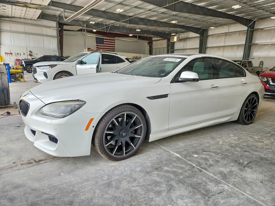 2014 BMW 6er VIN WBA6B2C56ED129672 COPART salvage auction — REAR END, Ne - Cert Of Title-Salvage, sold $4,500 on 2026-07-14 (photo 1)