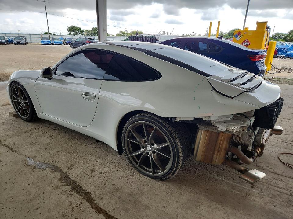 2014 Porsche 911 VIN WP0AA2A94ES106313 COPART salvage auction — REAR END, Fl - Cert Of Ttl-Rebuilt&Slvg Rbld, sold $40,000 on 2026-08-19 (photo 2)