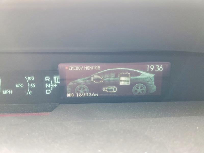 2014 Toyota Prius VIN JTDKN3DP6E3062687 COPART salvage auction — FRONT END, Ca - Salvage Certificate, sold $7,400 on 2026-07-31 (photo 9)