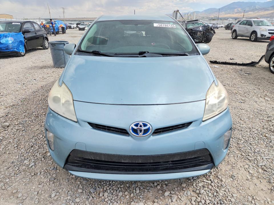 2013 Toyota Prius VIN JTDKN3DUXD1619813 COPART salvage auction — REAR END, Ut - Salvage Certificate, sold $900 on 2026-07-21 (photo 5)